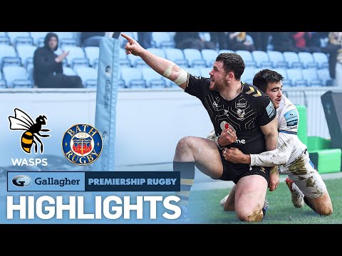 Wasps v Bath - HIGHLIGHTS | Taulupe Faletau Returns! | Premiership 2021/22