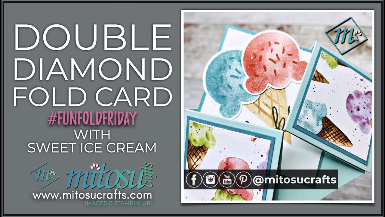 How to Make a Double Diamond Fold Card | #funfoldfriday E4