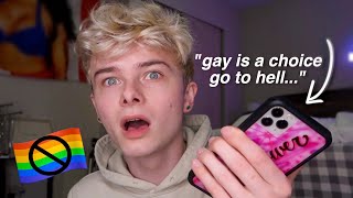 i called homophobic churches and came out to them... video