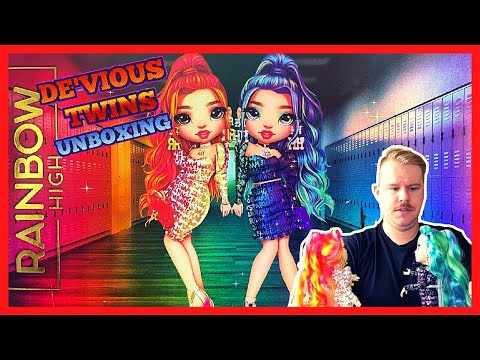 RAINBOW HIGH DE’VIOUS TWINS | Laurel & Holly | UNBOXING & REVIEW