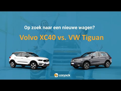 Volvo XC40 vs. Volkswagen Tiguan | 2 minuten vergelijking | carjack | 2020