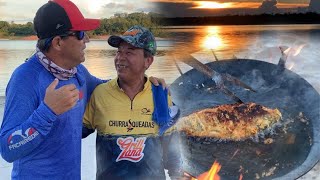 PESQUEI E FRITEI ,VOCÊ JÁ FRITOU UM PEIXE ASSIM?(  Colab com Ze Almiro .do Churrasqueadas)