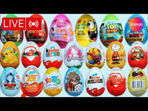 Opening Joy Eggs | ASMR Live | Kinder Joy Surprise Reveal