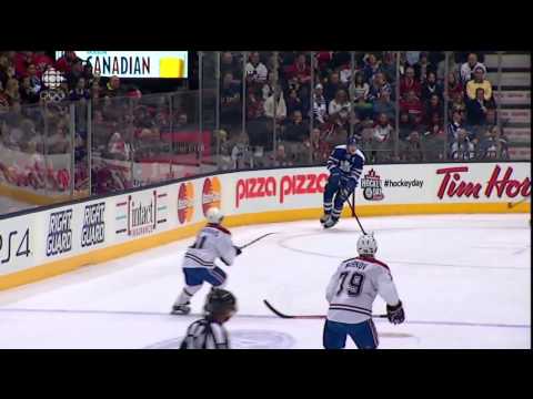 van Riemsdyk Goal - Habs 3 vs Leafs 4 - Jan 18th 2014 (HD)