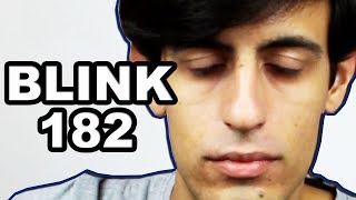 Playing Blink-182 while blinking 182 times