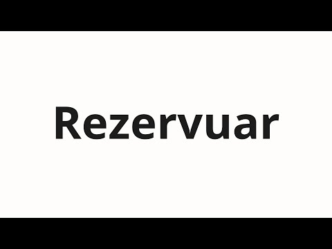 How to pronounce Rezervuar | Резервуар (Tank in Russian)