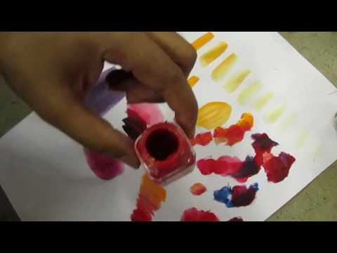 Fabric Painting  Colour Mixing and Transparent  /Fabric Painting Course part 4 of 25