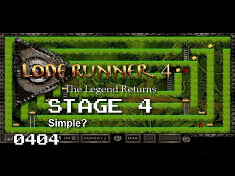 Lode Runner 4 - Stage 4 - Simple? [0404]