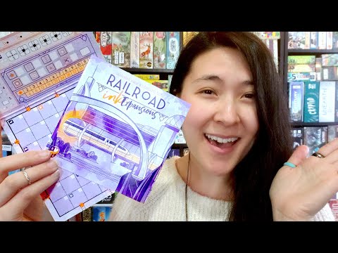 Are you up for a CHALLENGE??? Railroad Ink Challenge Solo Board/ Official Solo-Mode Playthrough ?