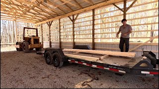 Barn Build! Amish Crew Shocked Me, I Blinked and they were done!