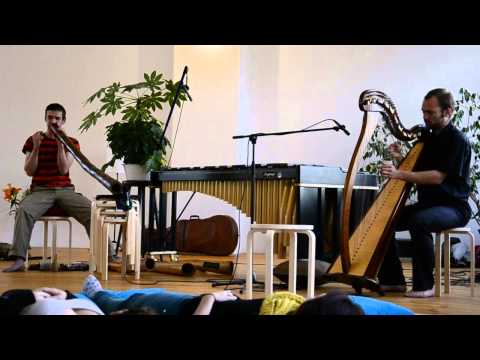 Marc Miethe Didgeridoo & Florian Betz Harfe/Marimba