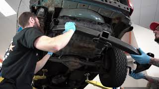 Fuel Tank Skid Plate Guard Jeep Grand Cherokee - video thumbnail 2