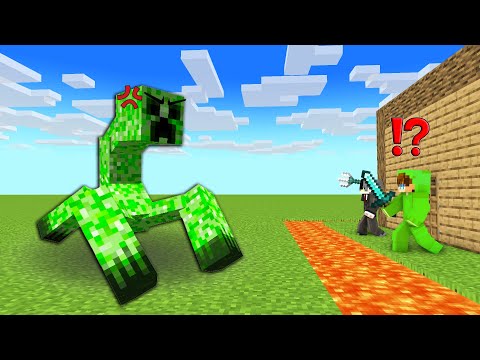 OLIP TV - MUTANT CREEPER VS The Most Secured Minecraft House!