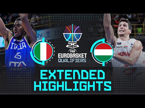 Italy 🇮🇹 vs Hungary 🇭🇺 | Extended Highlights | FIBA EuroBasket 2025 Qualifiers