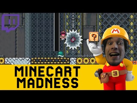 Minecart Madness (Version 1.0) (HerrFilm) [Livestream-Highlight] ▲ #135 [Super Mario Maker]