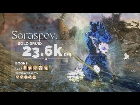 Guild Wars 2 - Open World Solo Druid | Benchmark + Demo/Walkthrough