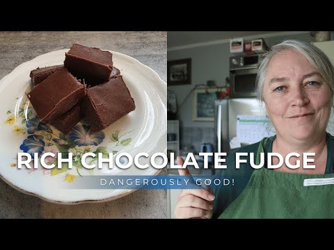 Chocolate Fudge in Five Minutes | Using Homemade Sweetened Condensed Milk