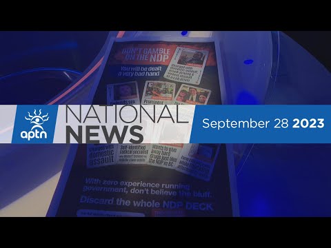 APTN National News September 28, 2023 – Election rhetoric on landfill search, Human rights complaint