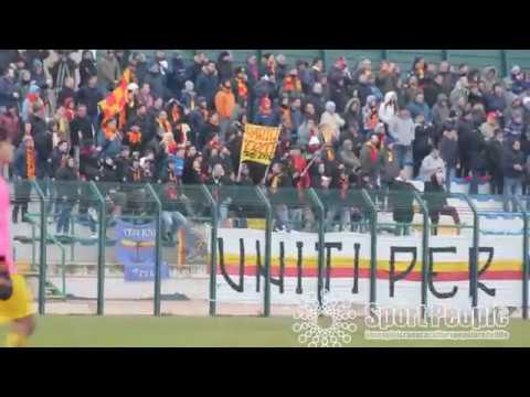 Il tifo degli Ultras di Giulianova contro il Chieti, Finale Coppa Eccellenza 17/18