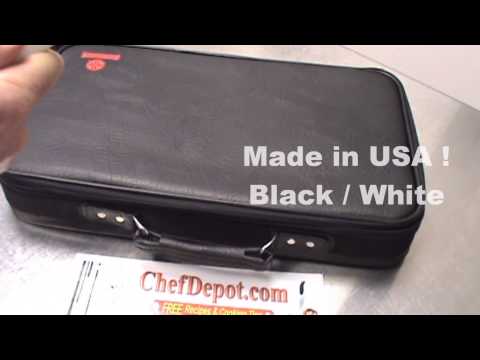 chef knife set with carrying case