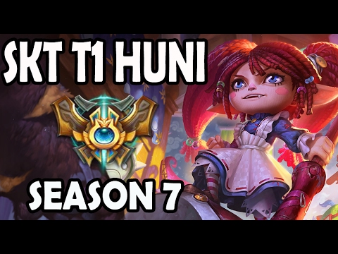 SKT T1 Huni Poppy vs Camille TOP Ranked Challenger Korea