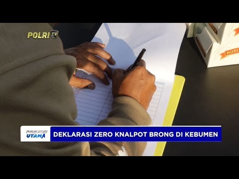 DEKLARASI ZERO KNALPOT BRONG DI KEBUMEN