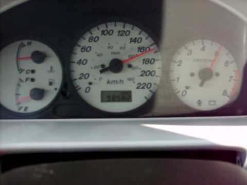 My new exhaust on the 02 mazda protege 0-to 150