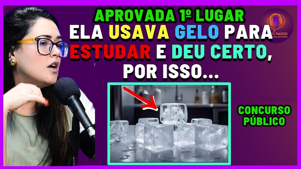 Aprovada em 1º Lugar Teve Que Usar Gelo para Estudar e Deu Certo