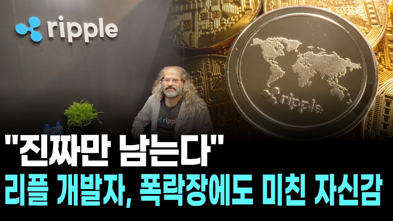 "진짜만 남는다"…리플 개발자, 폭락장에도 미친 자신감