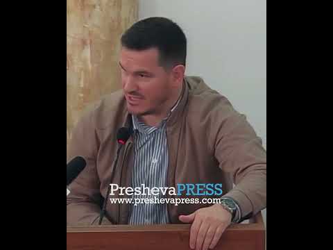 Diskutimi i zëvendëskryetarit të  Preshevës, Almin Shaqiri, gjatë seancës së VII-të të Kuvendit
