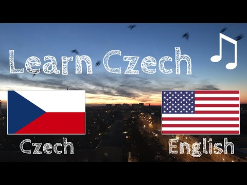 Learn before Sleeping - Czech (native speaker)  - with music