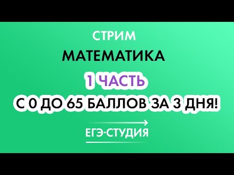 Стрим Вся 1 часть ЕГЭ математика профиль! Анна Малкова