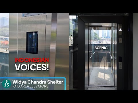 Marohn TKE Scenic Elevators with INDONESIAN Voices! - Widya Chandra Shelter, Jakarta