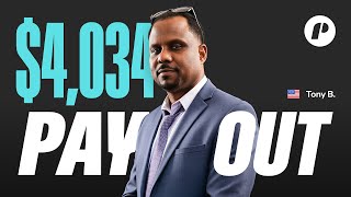 $4,034 Payout with 84% Win Rate | Stock Trader Tony B