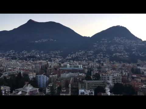 TASISのあるルガーノの今朝の風景【スイス留学.com】