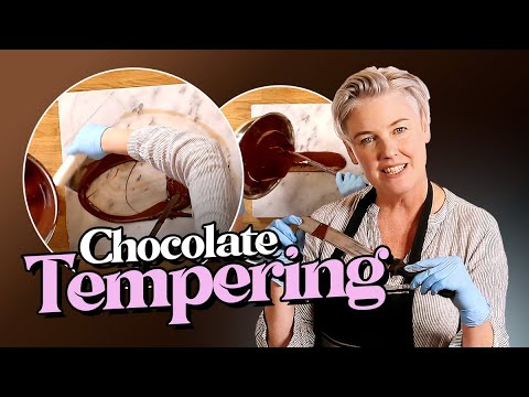 Tempering Chocolate on a Stone Slab - A Step by Step Tutorial