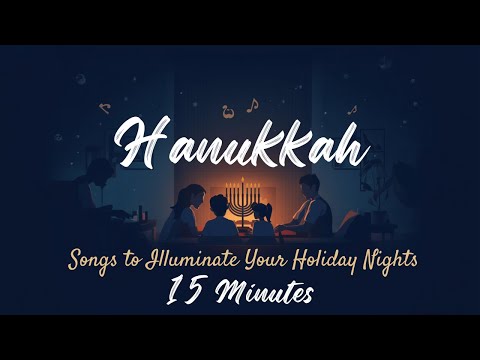 15 Minutes of Hanukkah Songs 🕎✨ Family-Friendly Jewish Holiday Music with Festive Images