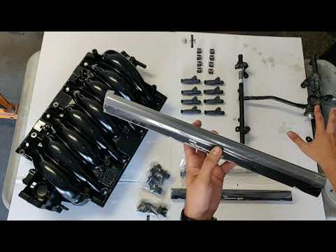 Vlog #2 ! Installing Holley sniper efi fuel rails on an LS1 !