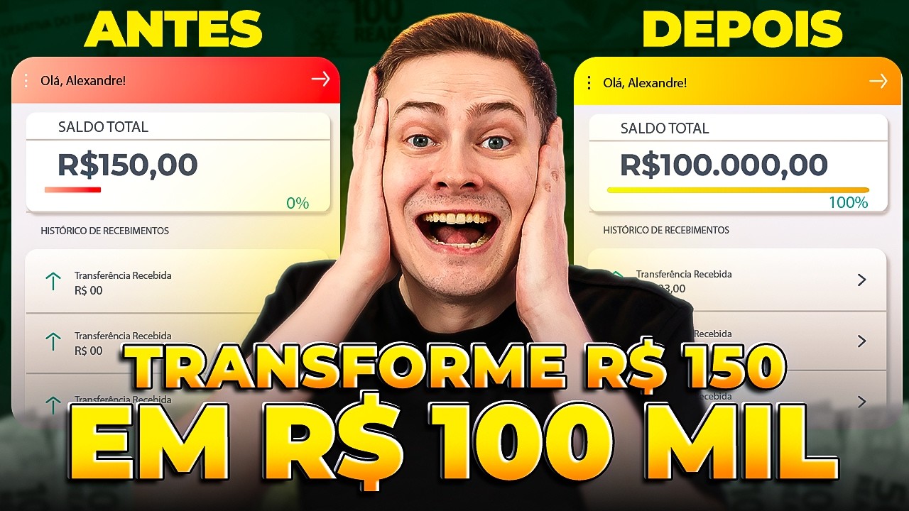 Junte R$ 100 MIL começando com R$ 150! | É TÃO SIMPLES QUE ASSUSTA!