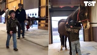 Boy With Down Syndrome Reunited With Favorite Therapy Horse