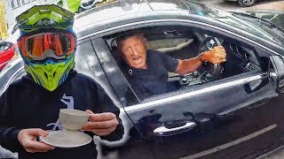 TIME FOR A TEA BREAK?! STUPID, CRAZY &amp; ANGRY PEOPLE VS BIKERS 2019