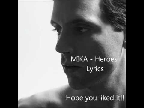 Mika - Heroes (Lyrics on Screen)