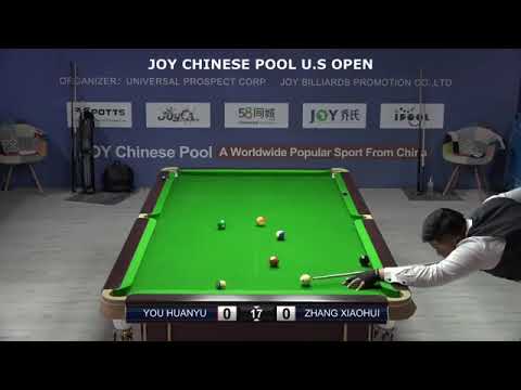 You Huanyu VS Zhang Xiaohui  2018 Joy Chinese Pool U S  Open