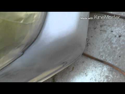 Bumper repair 2000 Cadillac deville