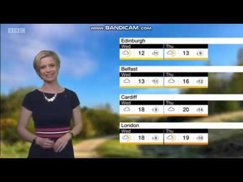 Sarah Keith-Lucas BBC Weather late evening 2019 04 14