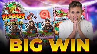 INSANE BIG WIN ON THE NEW BIG BASS XMASS SLOT (HUGE WIN) ππ°