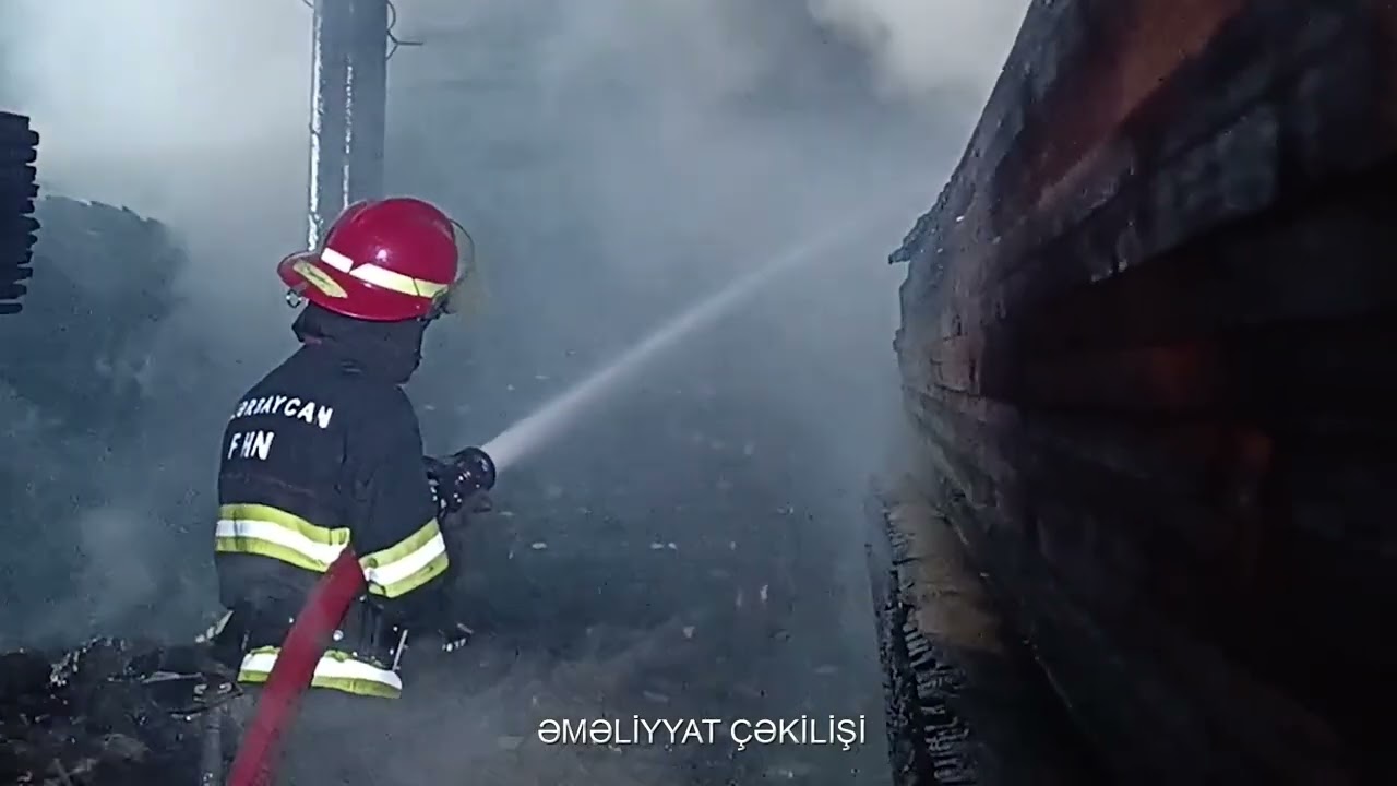 “Taxta bazarın”dakı yanğın tam söndürülüb VİDEO