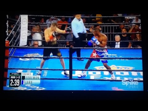 Full fight Lara vs Foremam review!Lara shows power! Perfect uppercut KO