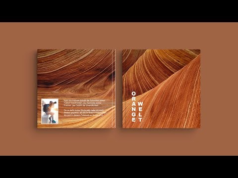 Inspiration für das Fotobuchcover – „Orange World“