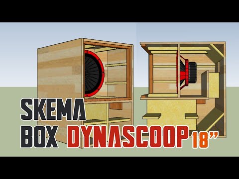 SKEMA BOX SPEAKER DYNASCOOP 18" By K-TV